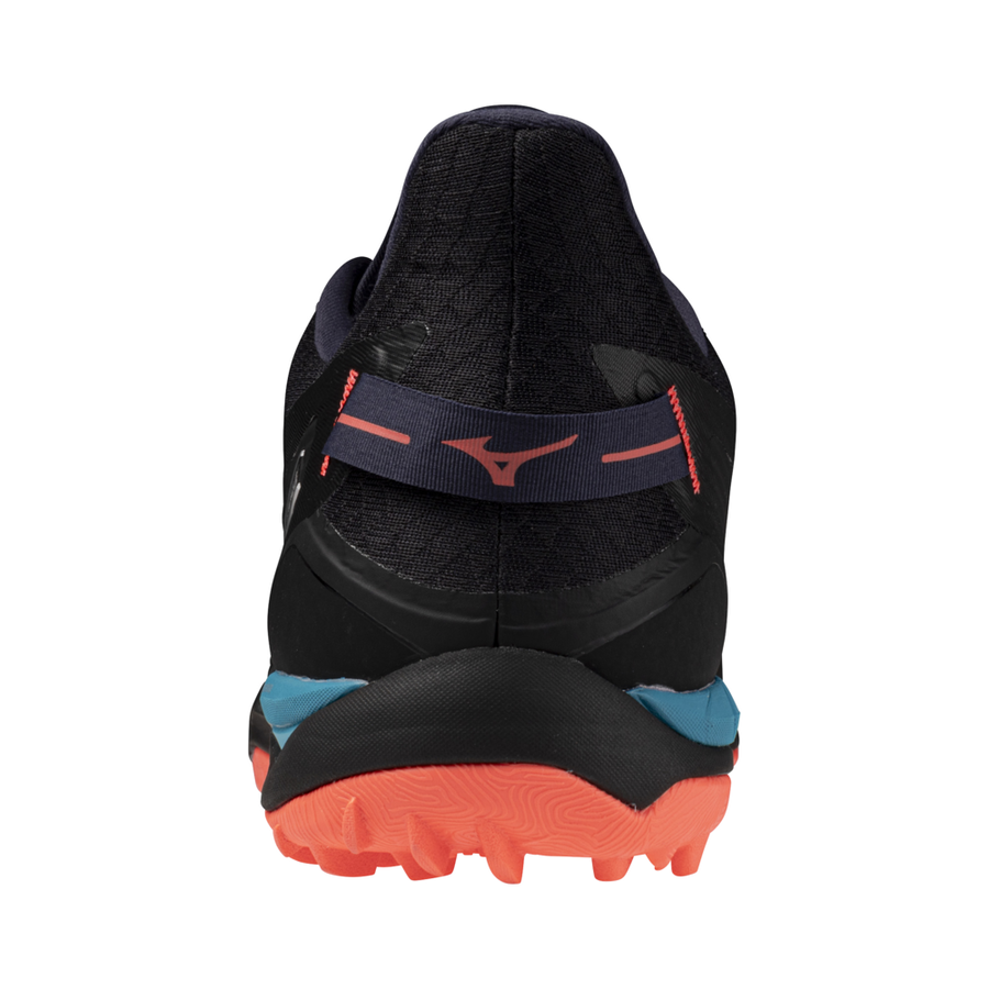Mizuno WAVE LEOPARDUS Black/Neon Flame/Peacock Blue